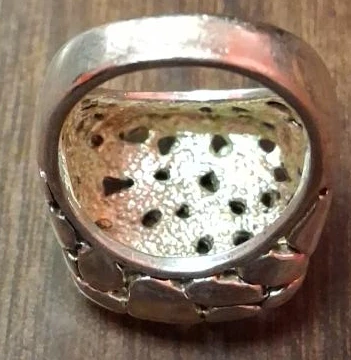 Silver Tone Fashion Ring