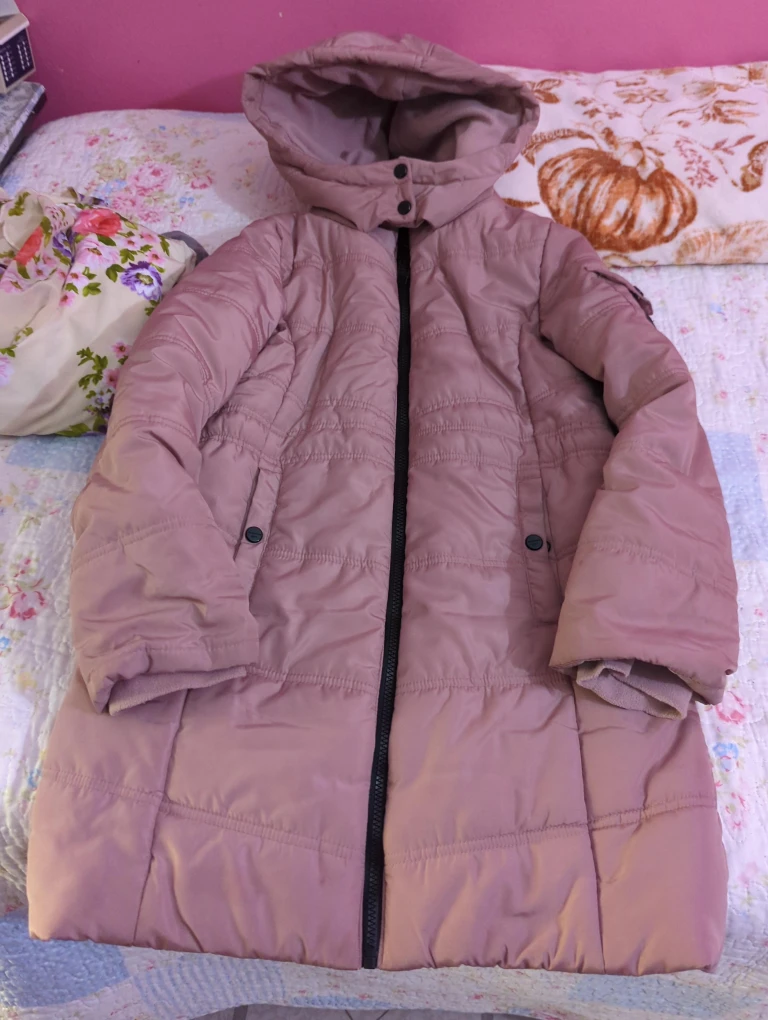 Pink Puffer Coat