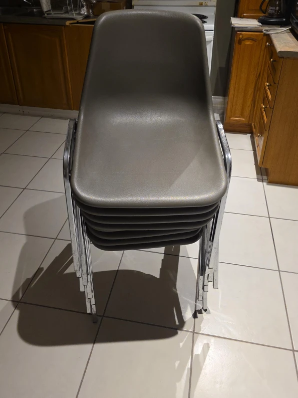 Stacking Chairs - Grey