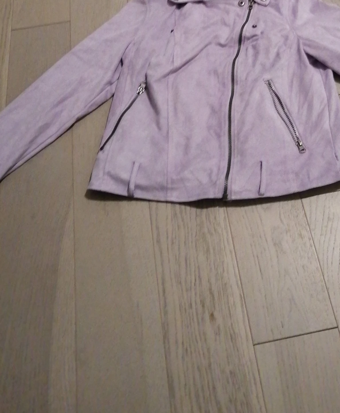 George Lilac Moto Jacket - Size M