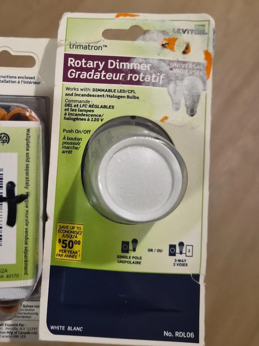 Leviton Trimatron Rotary Dimmer