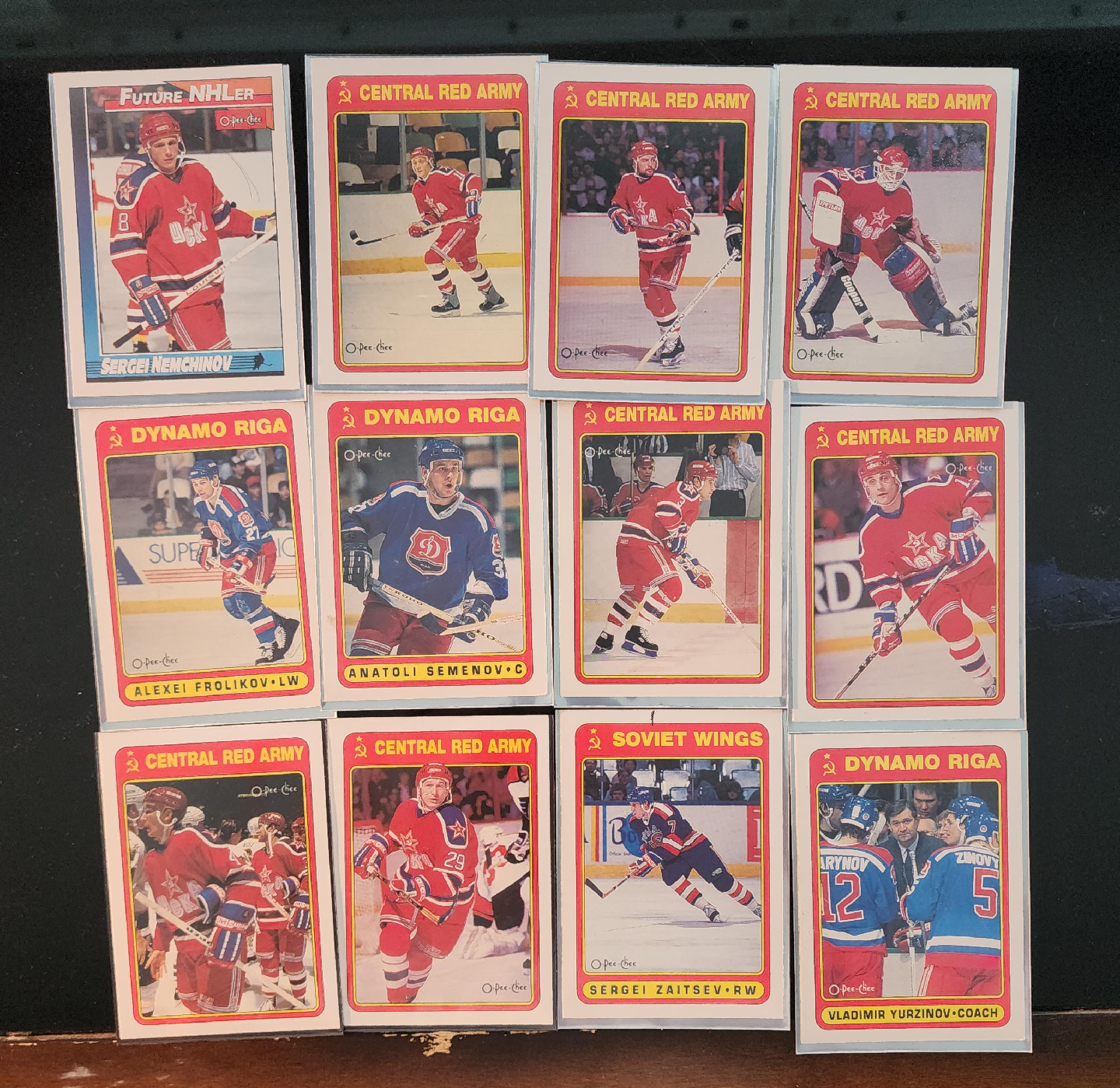 Vintage O-Pee-Chee Soviet Hockey Cards thumbnail