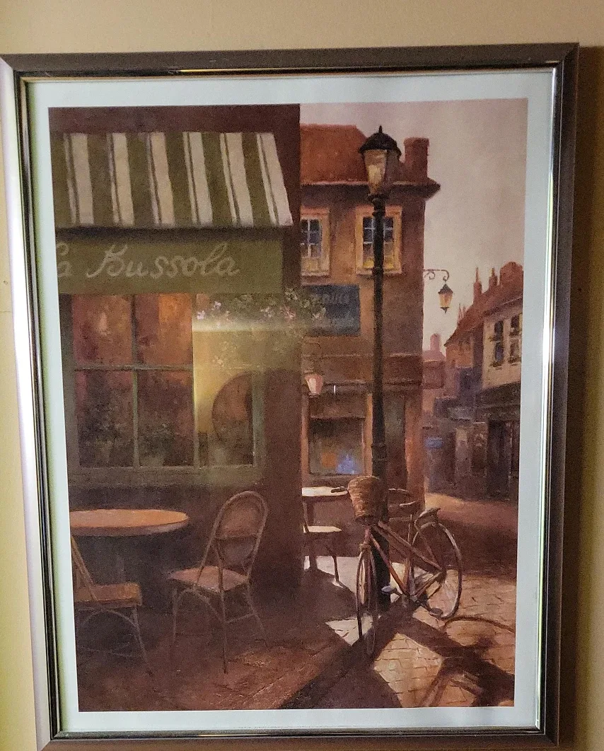 Framed 'La Bussola' Print