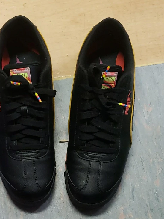 Puma Roma Basic Black/Gold Shoes