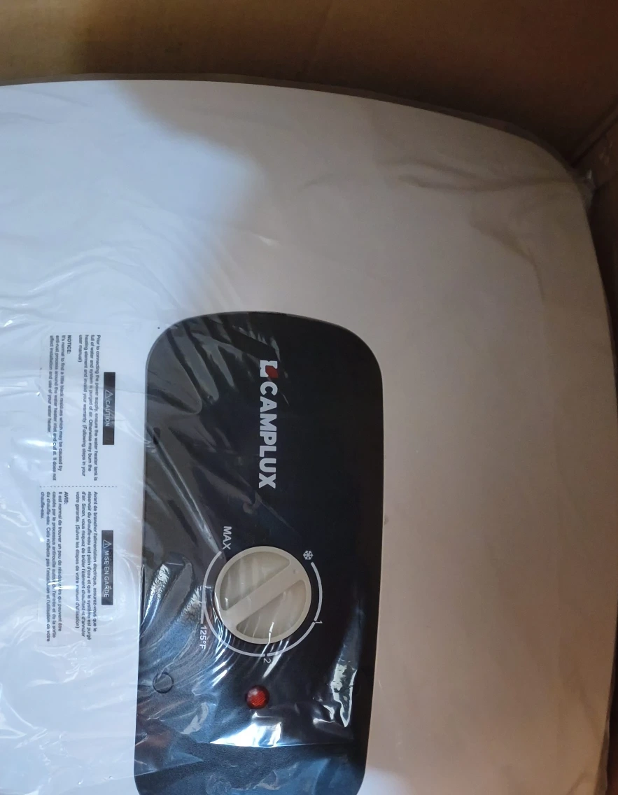 New Camplux Tankless Water Heater