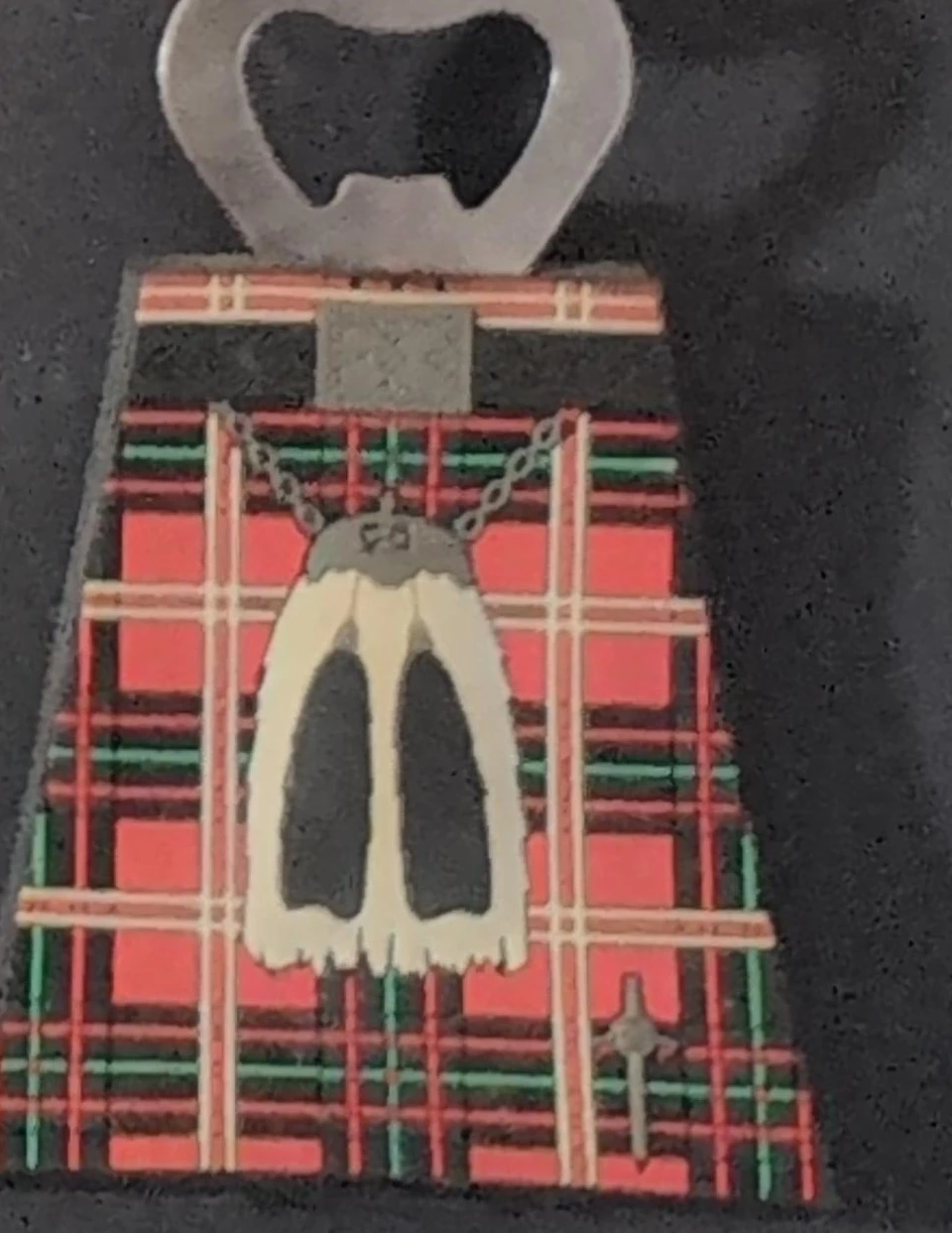 Tartan Kilt Bottle Opener Magnet🥕 thumbnail