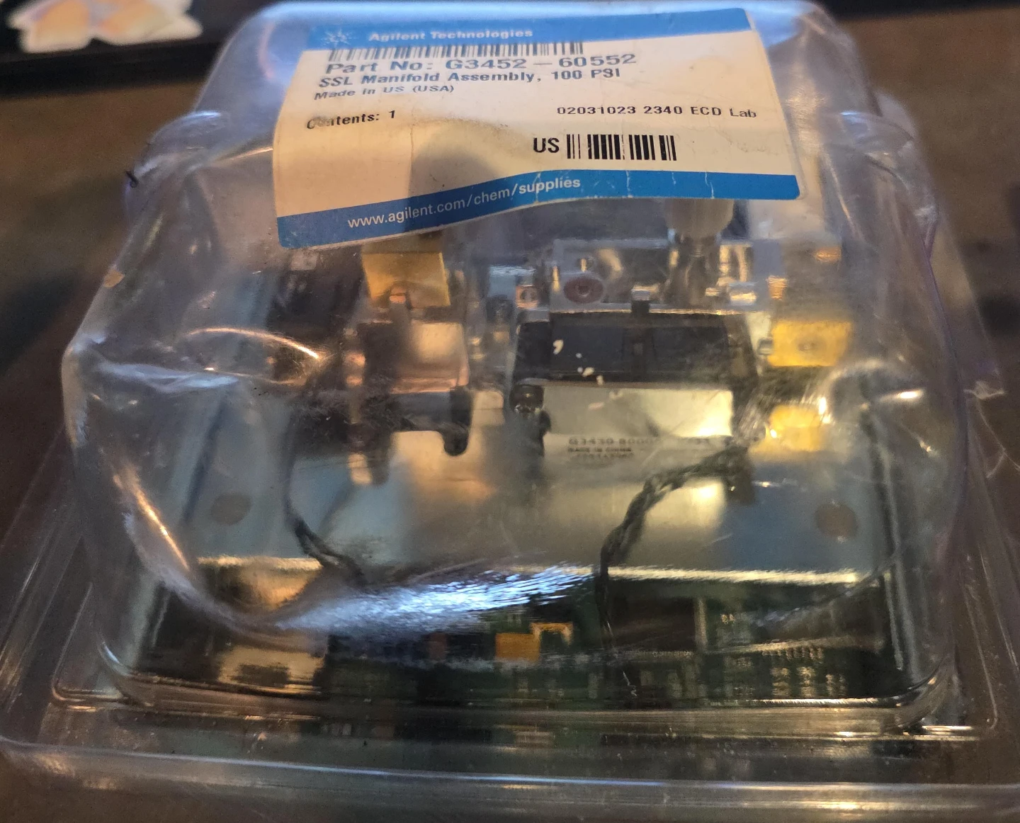 Agilent Technologies SSI Manifold Assembly