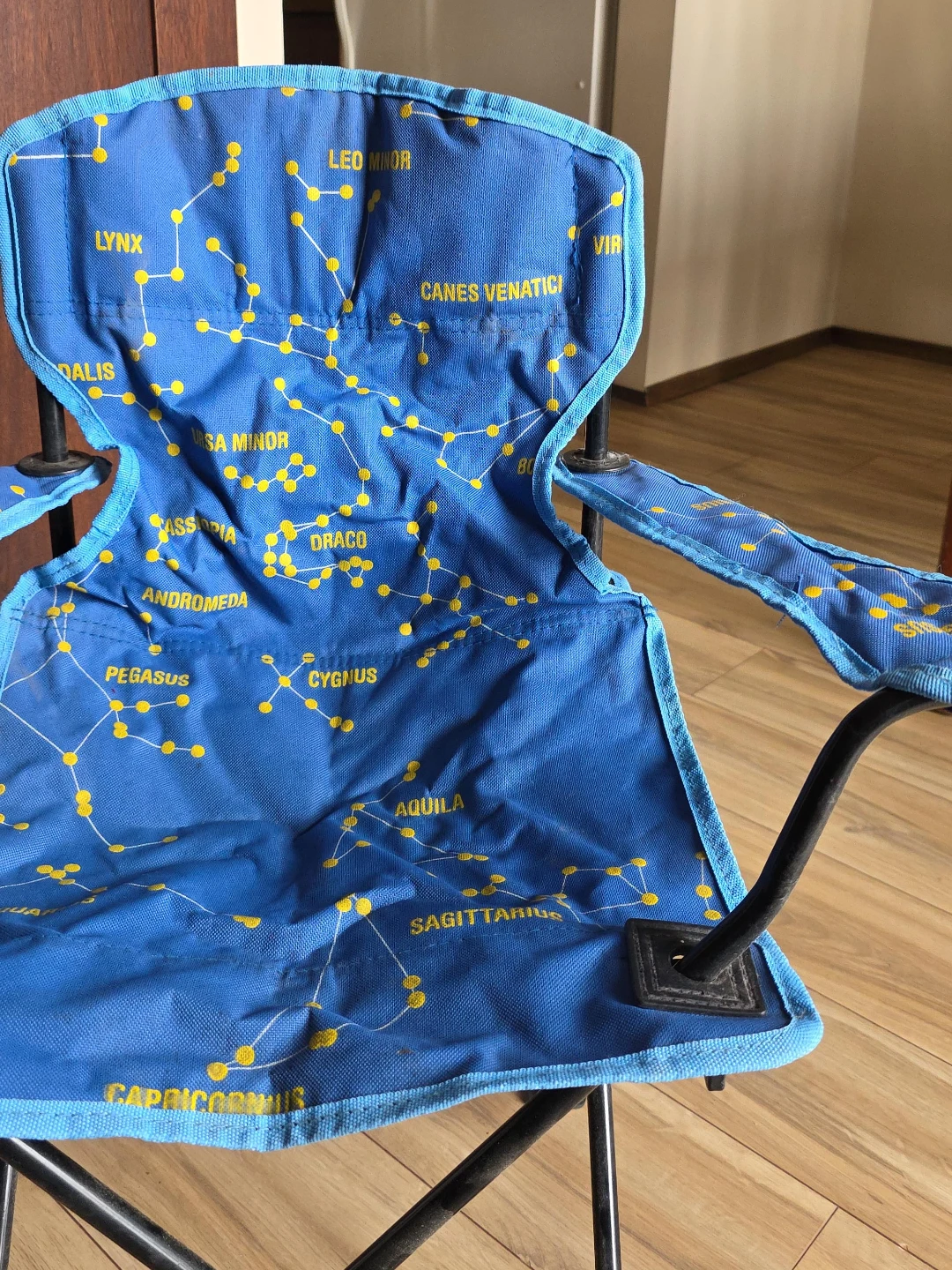 Folding Camp Chair with Constellation Design