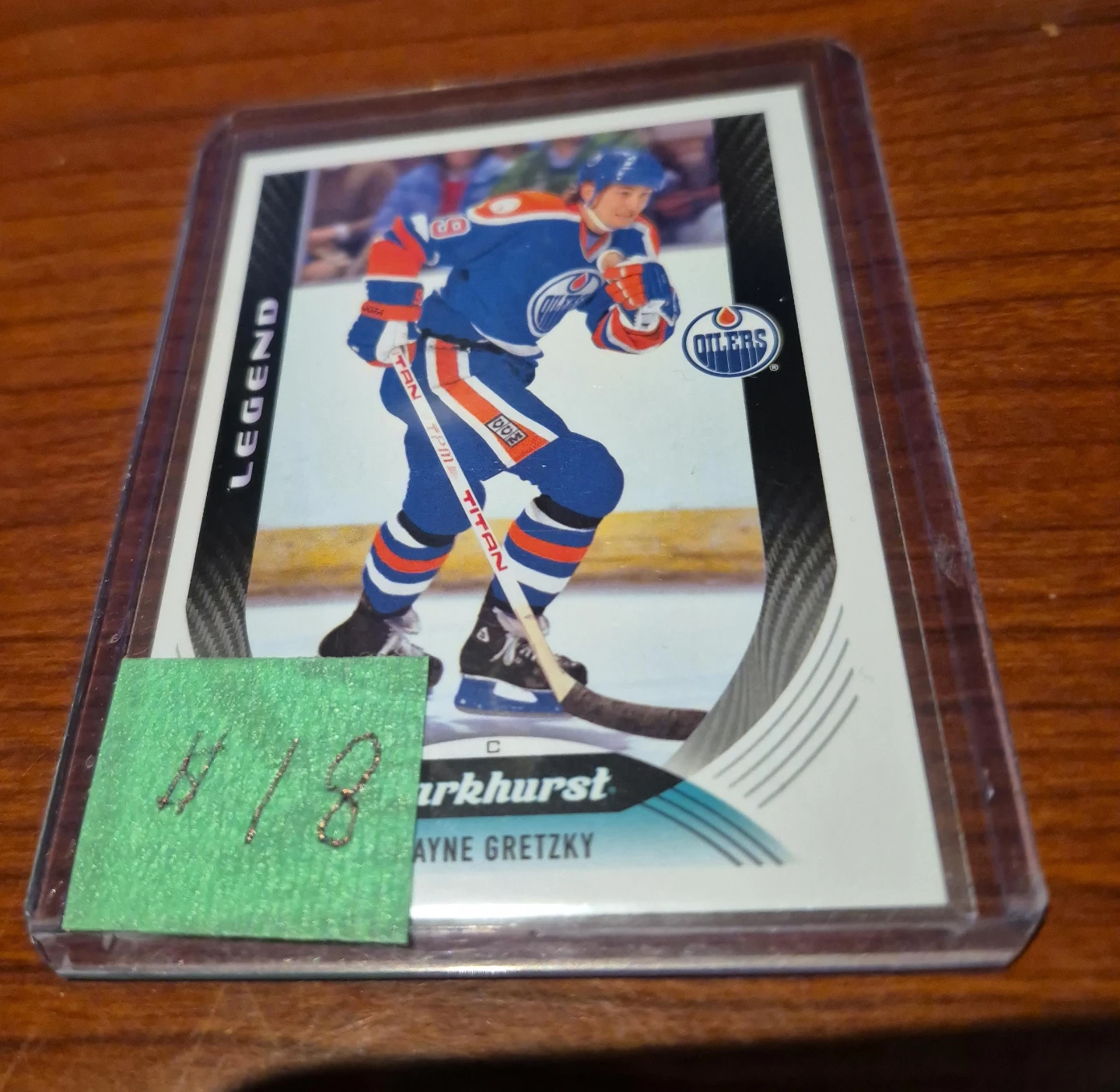 Wayne Gretzky Parkhurst Legend #18 Hockey Card thumbnail