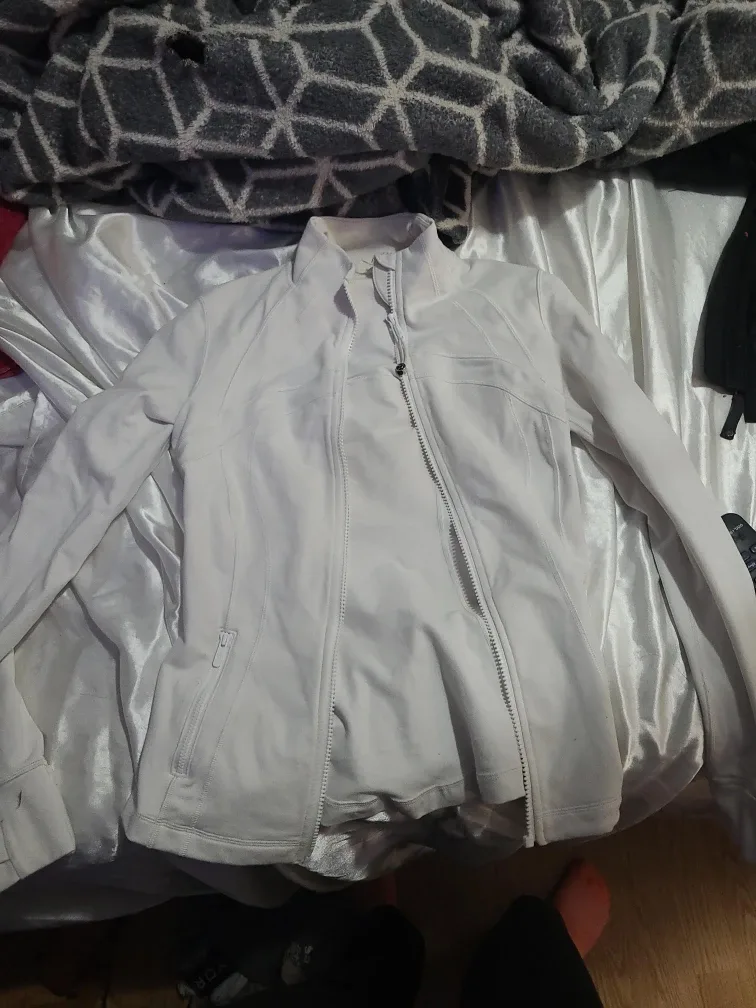 Lululemon Define Jacket - White, Size 4