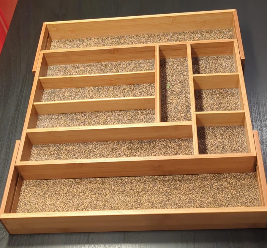 Bamboo Expandable Drawer Organizer