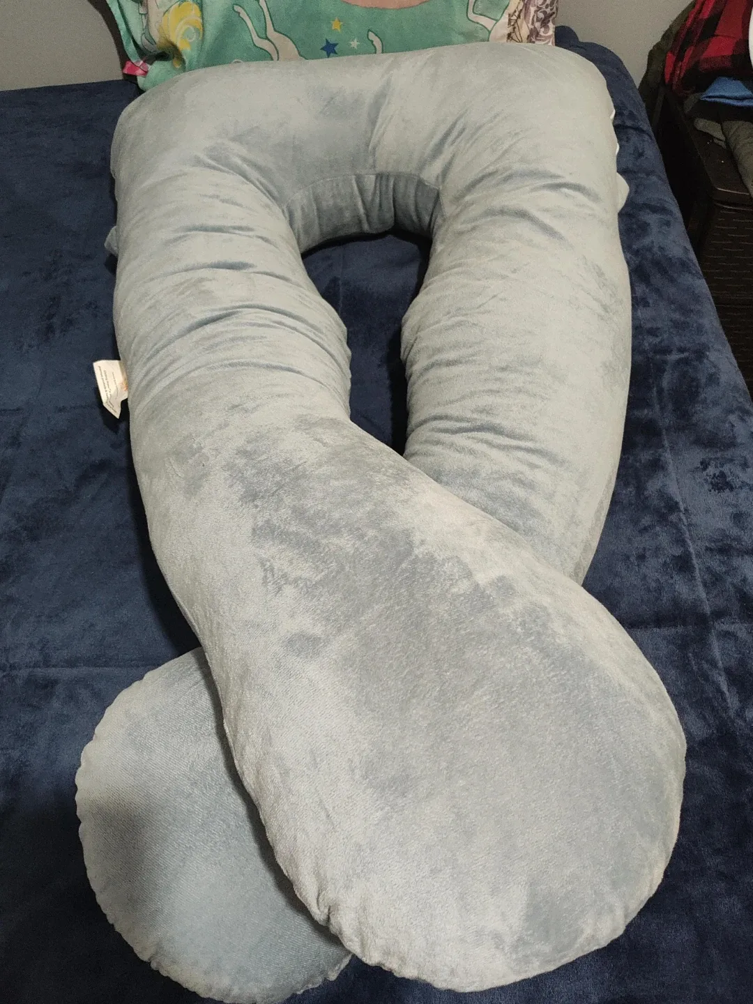 U Shaped Pregnancy Pillow - Gray