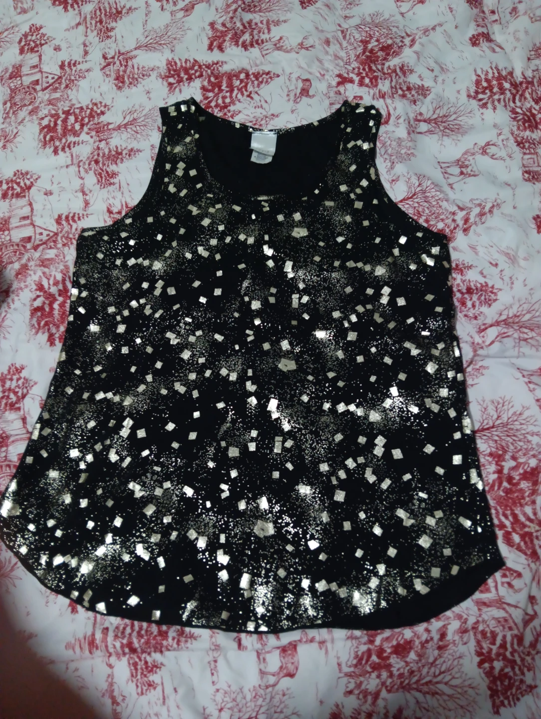 Tovia Black Sleeveless Top