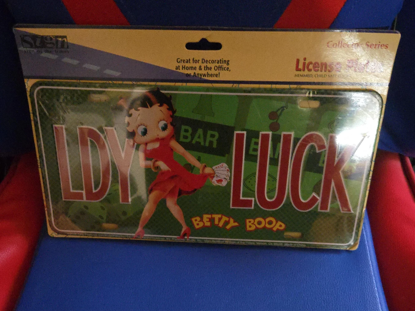 Betty Boop 'Lady Luck' License Plate