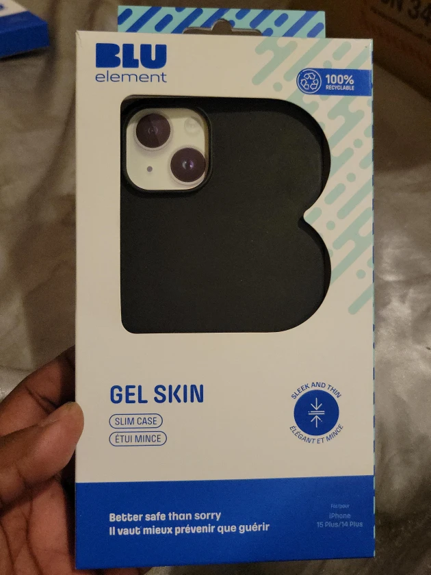 BLU element iPhone 15 Plus/14 Plus Gel Skin Slim Case - NEW