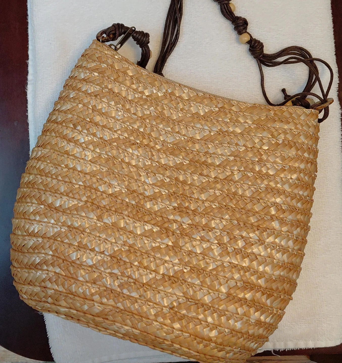 Straw Woven Shoulder Bag Cruise Club