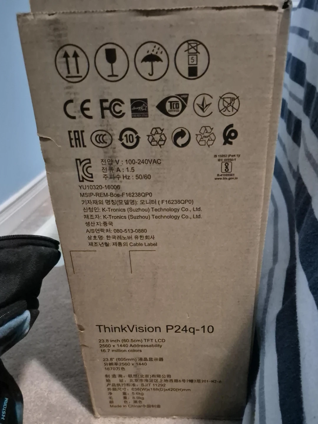 Lenovo ThinkVision P24q-10 23.8" Monitor (brand new)