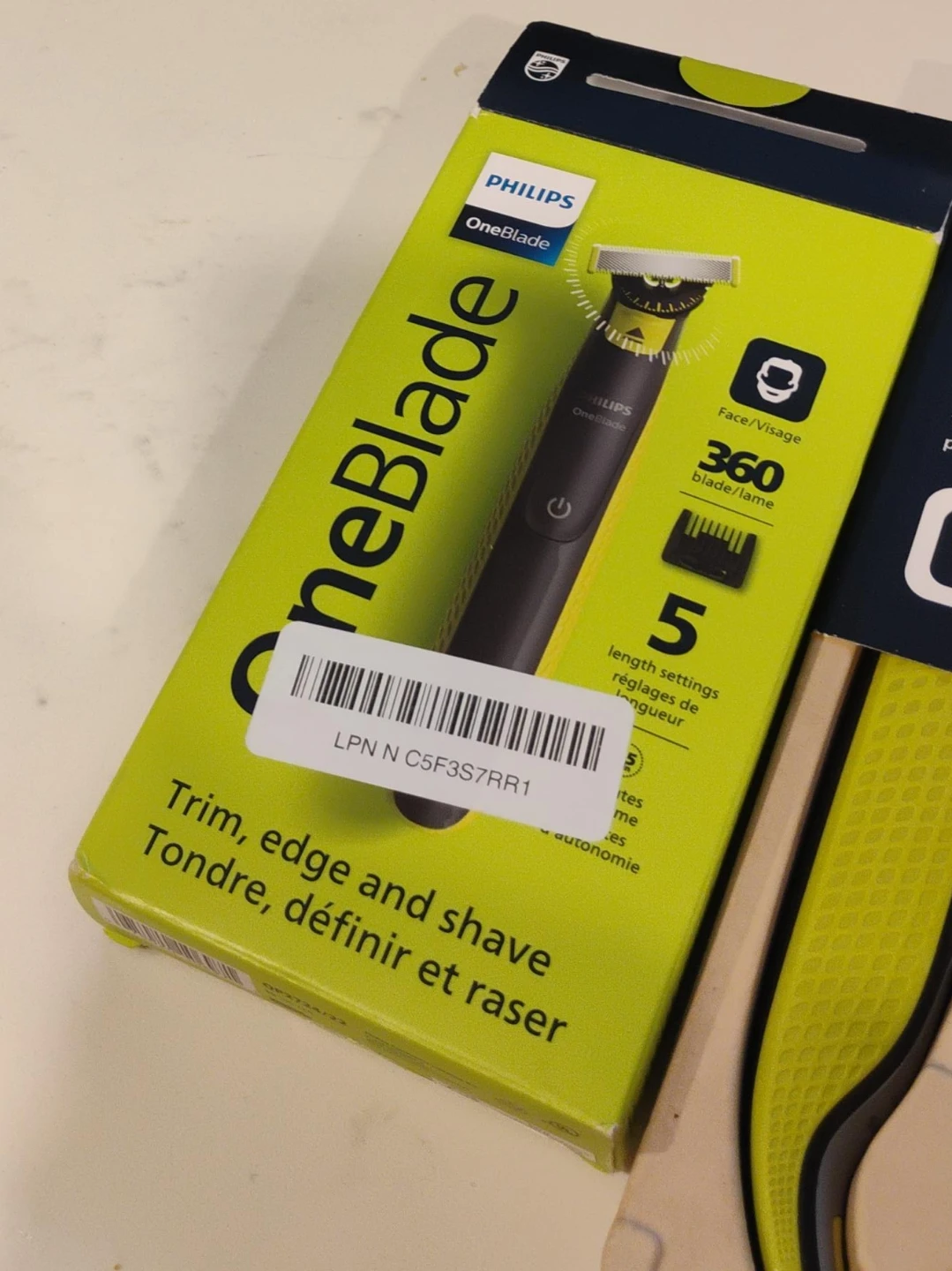 New Philips OneBlade Face & Body Trimmer