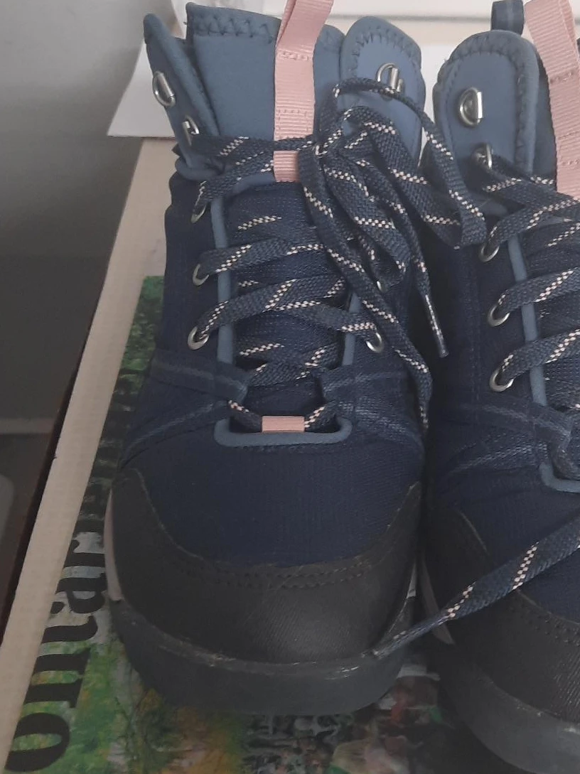 Blue Hiking Boots