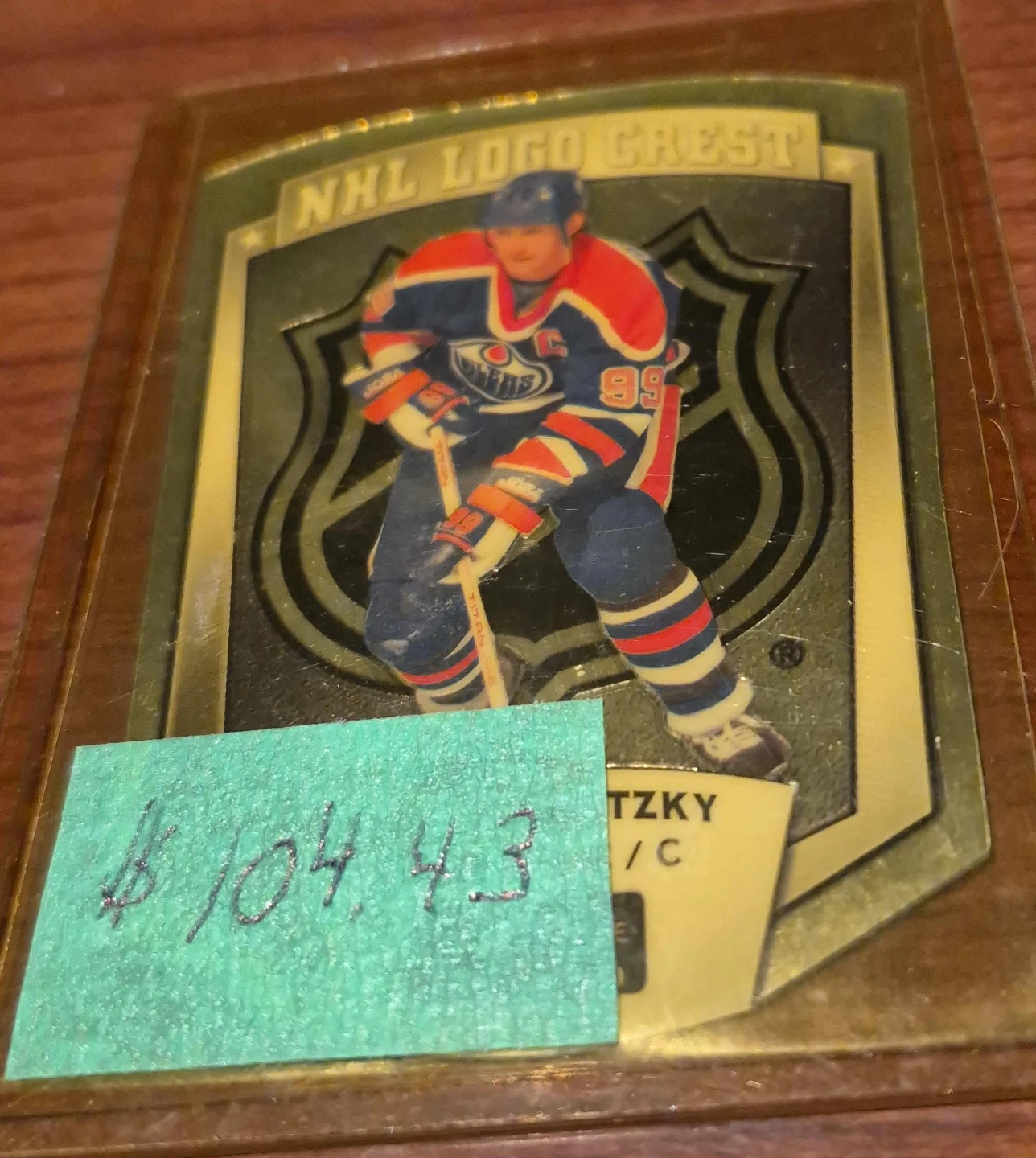 NHL Logo Crest - Wayne Gretzky Card thumbnail