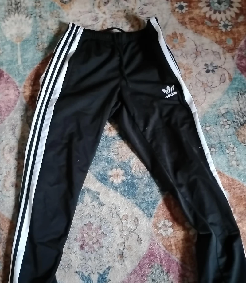 Adidas Black Rip Away Pants
