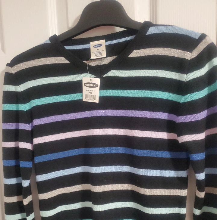 Old Navy Striped Sweater - Size 12
