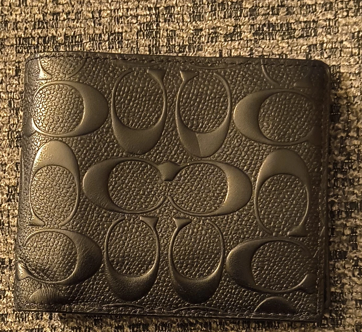 Coach Black Leather Wallet thumbnail