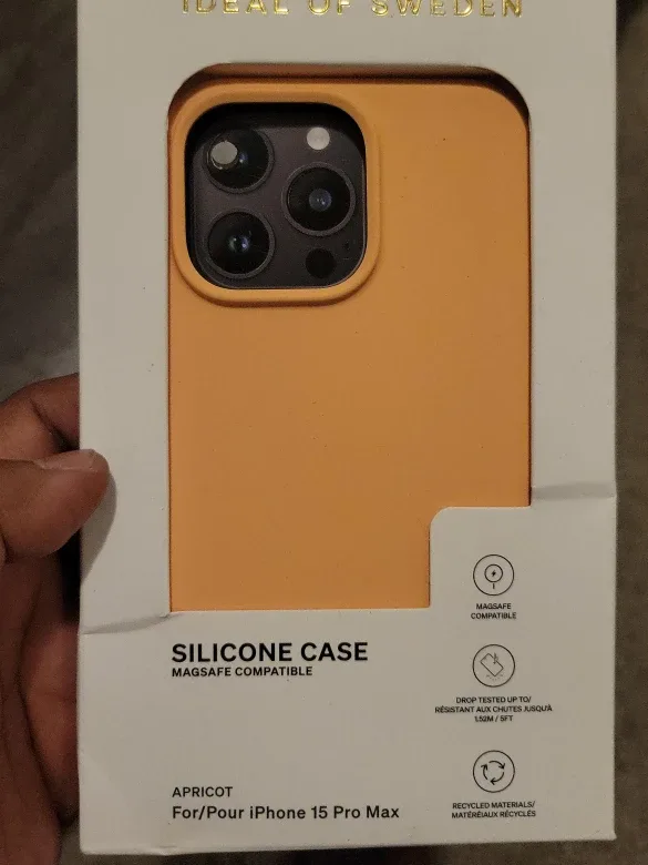 New Ideal of Sweden Apricot iPhone 15 Pro Max Silicone Case