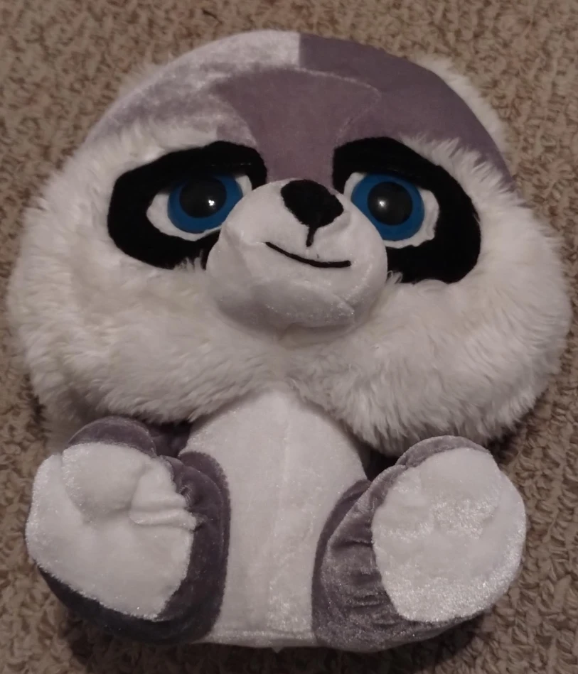 Lemur Plush Toy - Grey & White