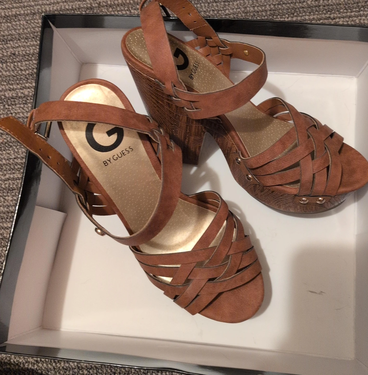 Guess Brown Heels - Size 6