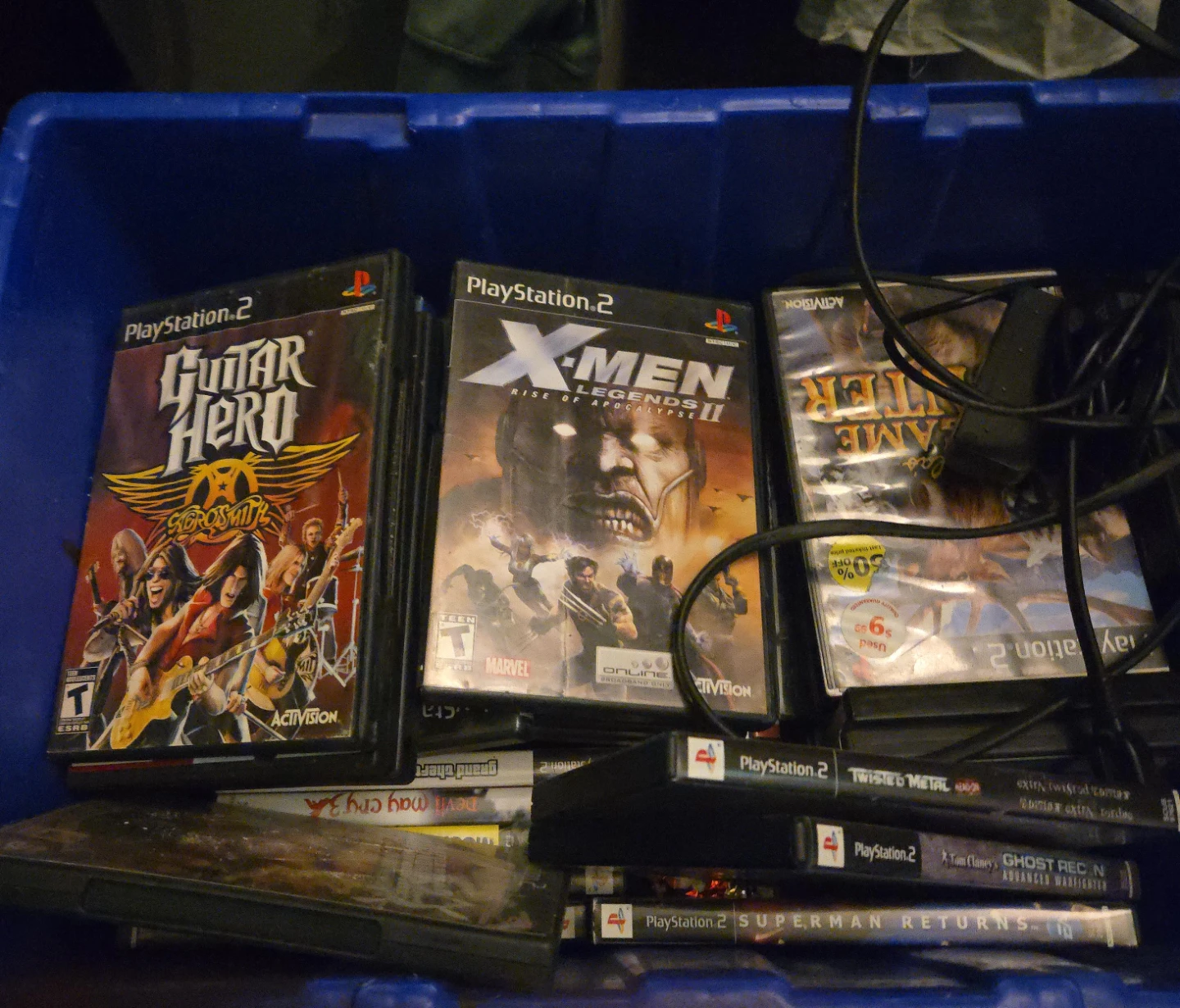 PlayStation 2 Games: Guitar Hero, X-Men, Twisted Metal