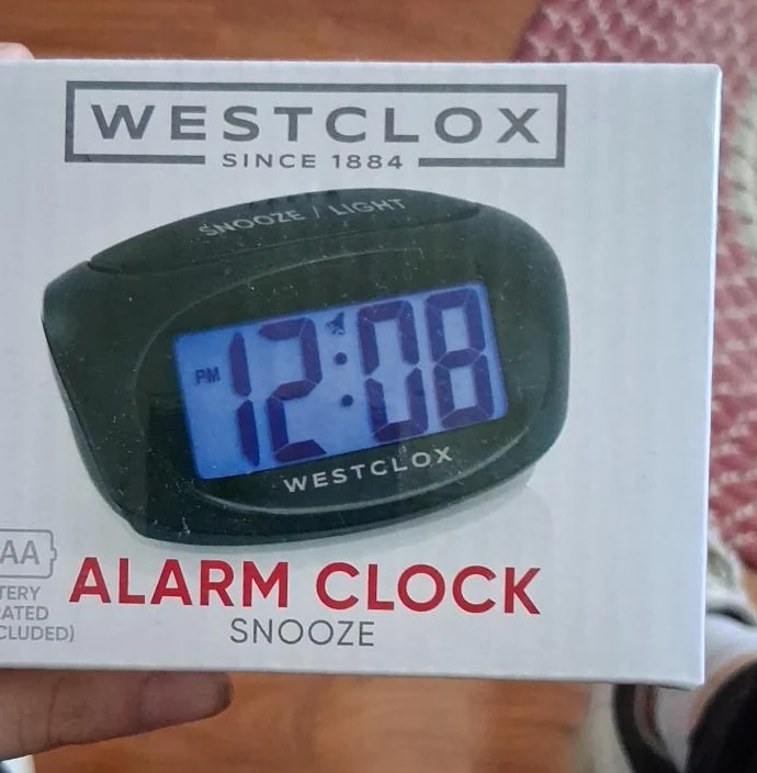 Westclox Alarm Clock with Snooze