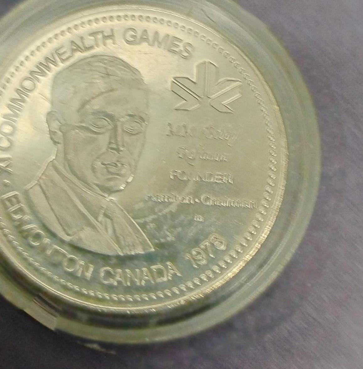 1978 Edmonton comman wealth Coin