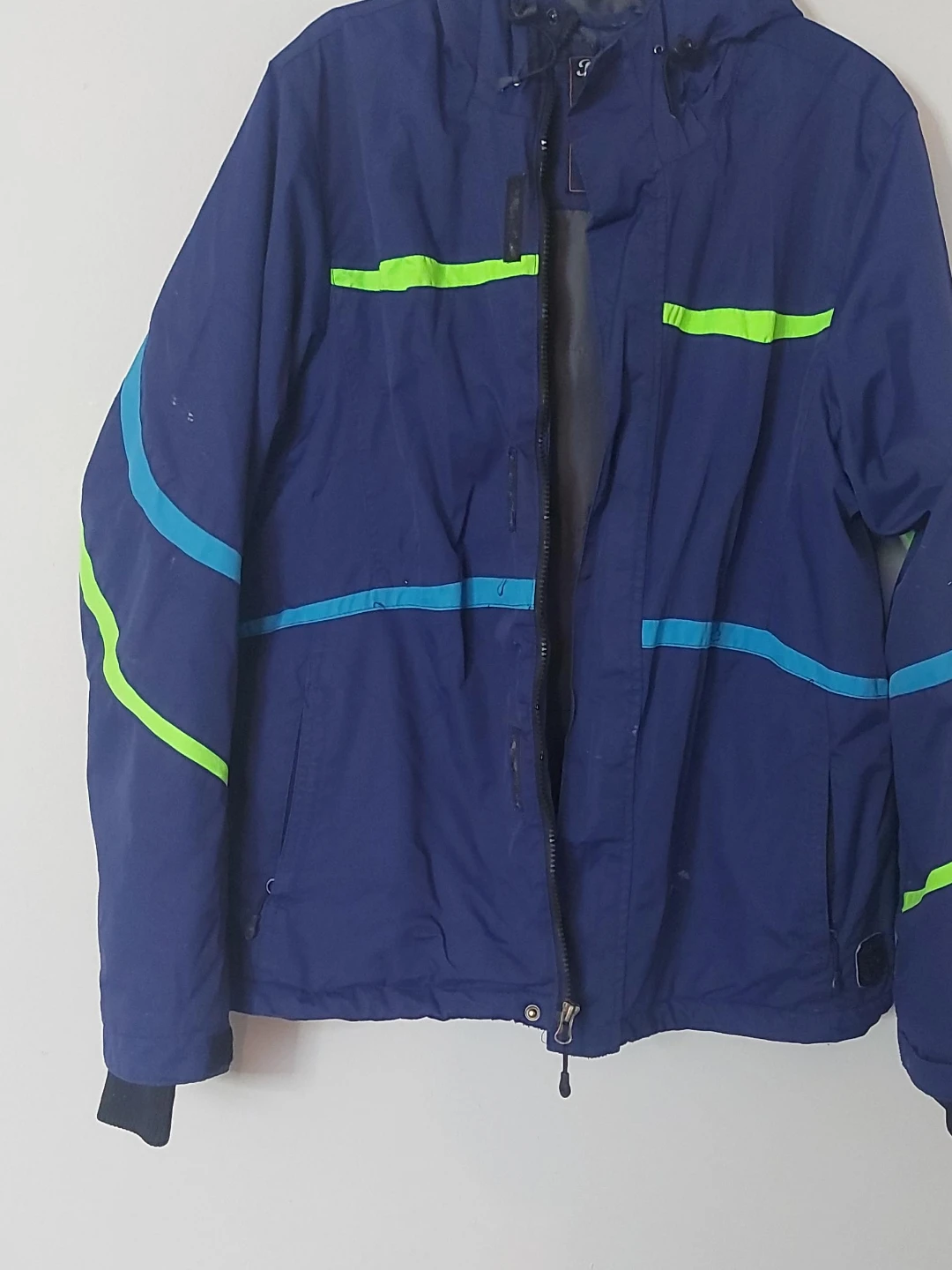 Blue & Green Ski Jacket thumbnail