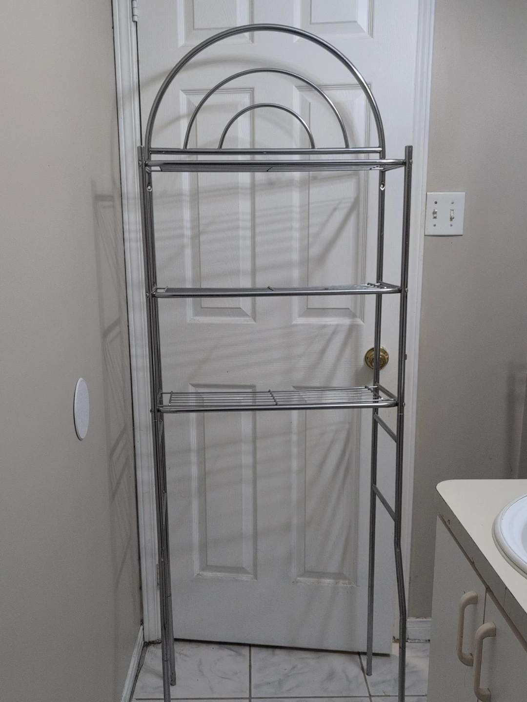 Chrome Bathroom Shelf