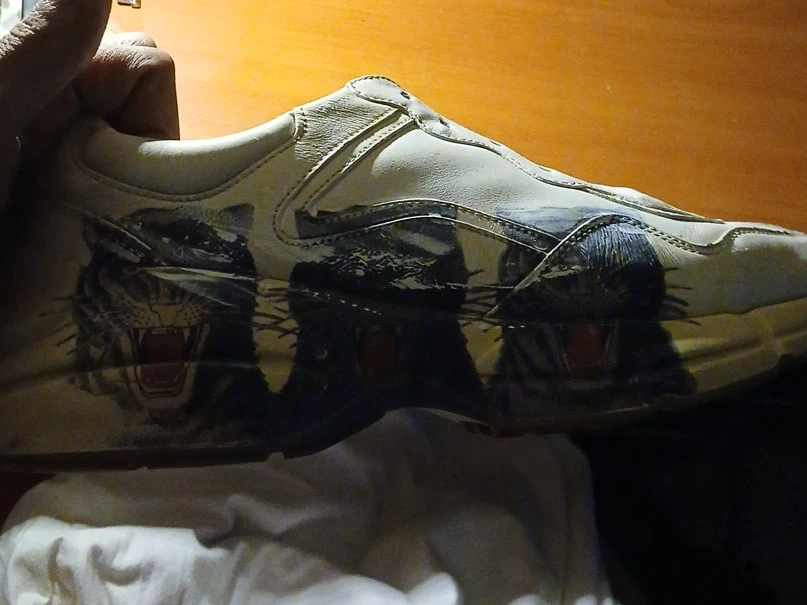 Sneakers with Tiger Design
