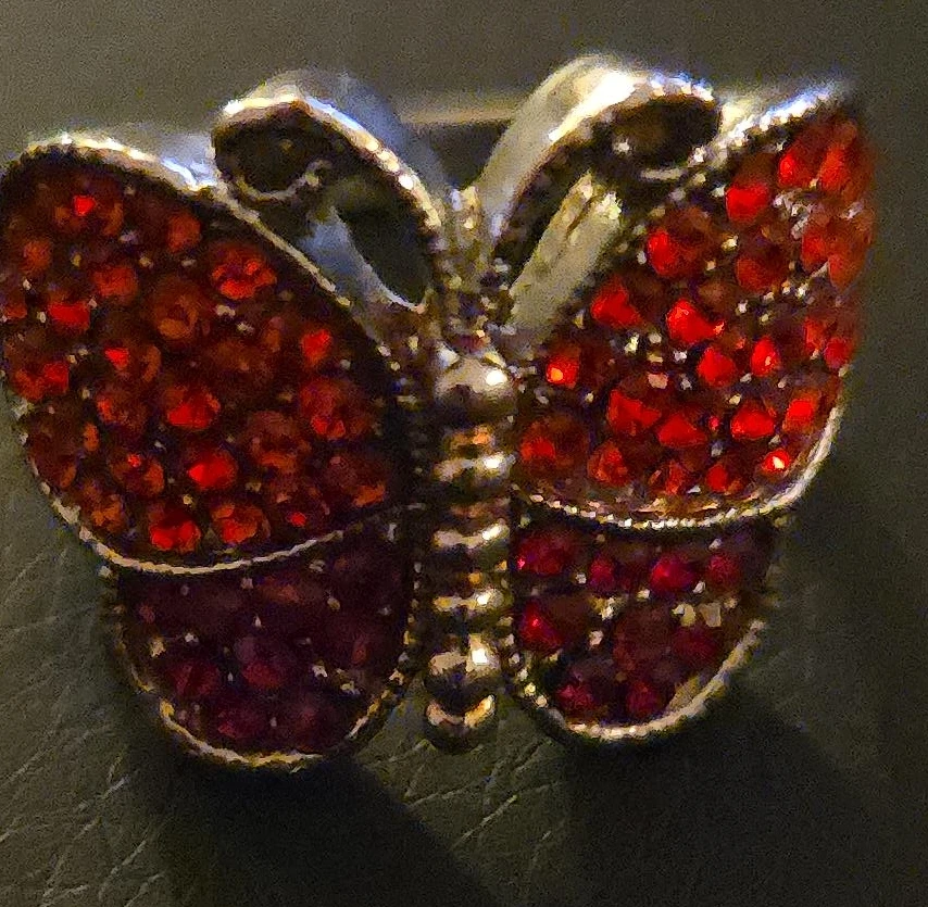 Butterfly Ring - Red