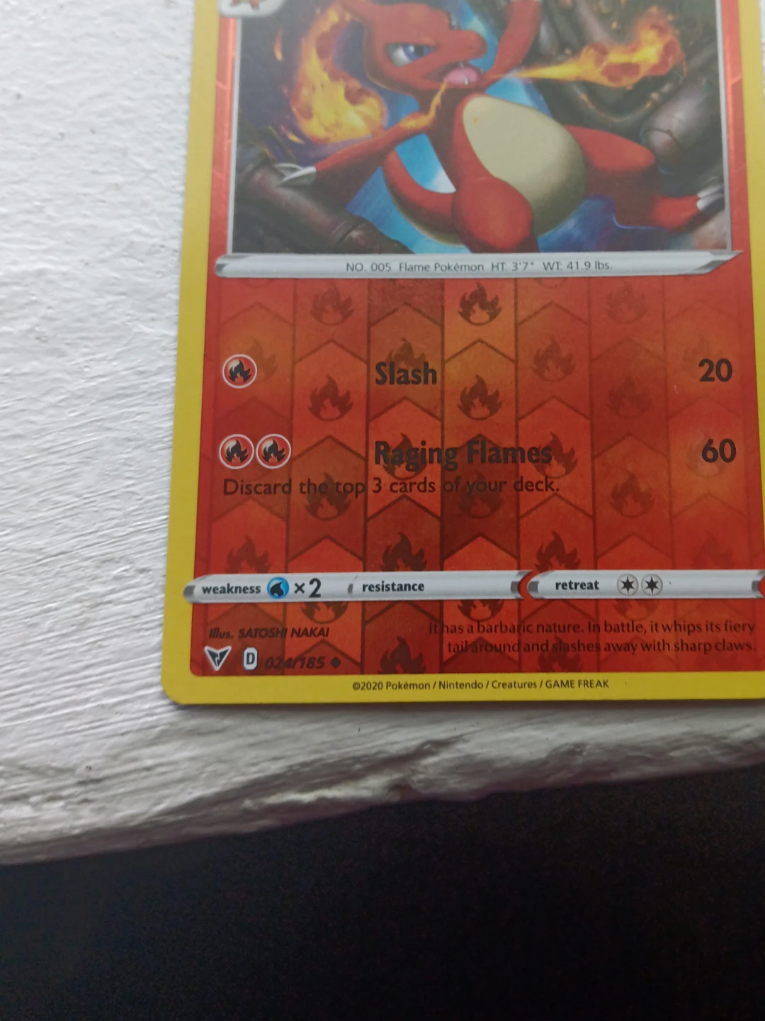 Charmeleon Pokemon Card
