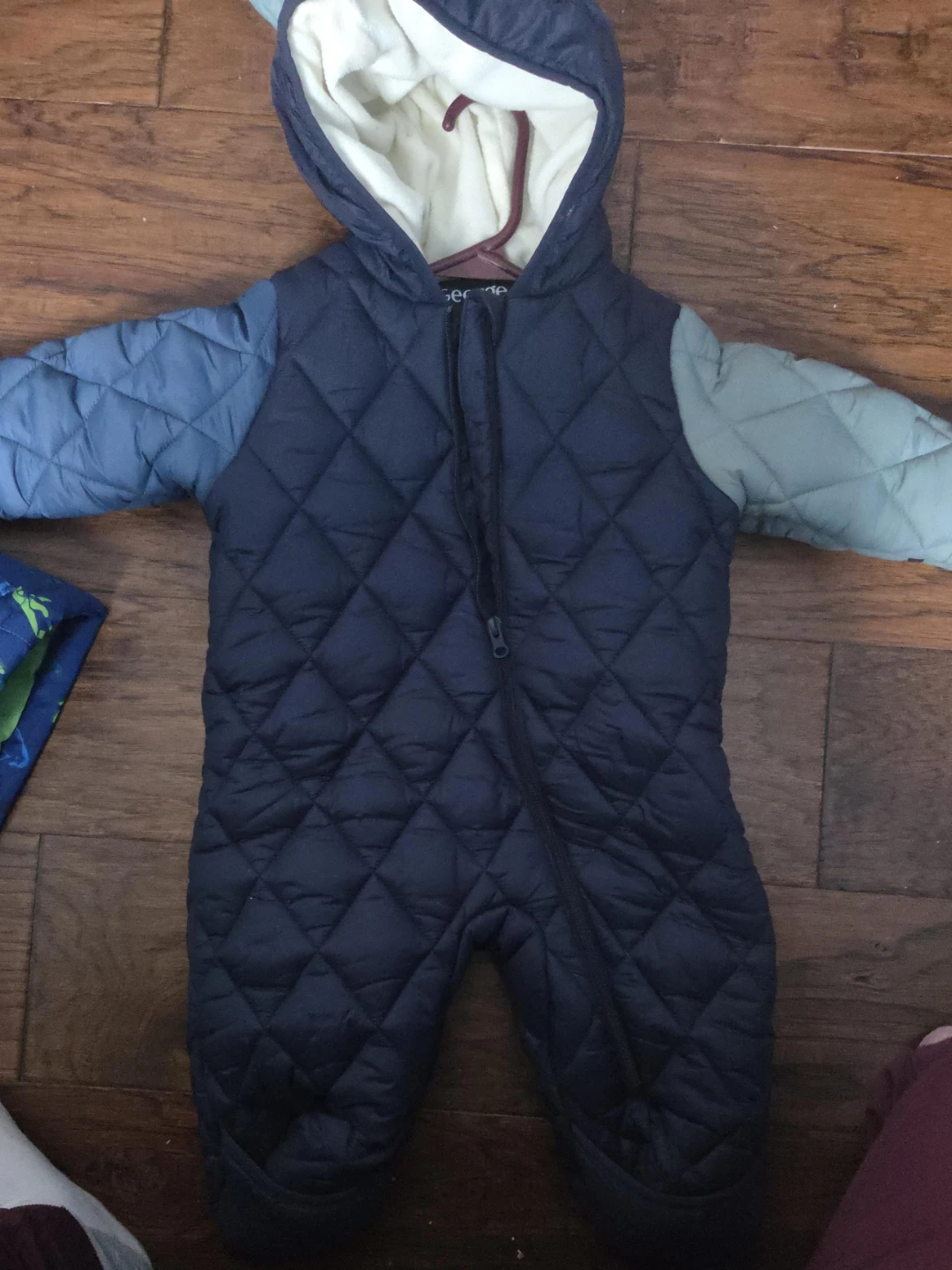 George Baby Quilted Snowsuit