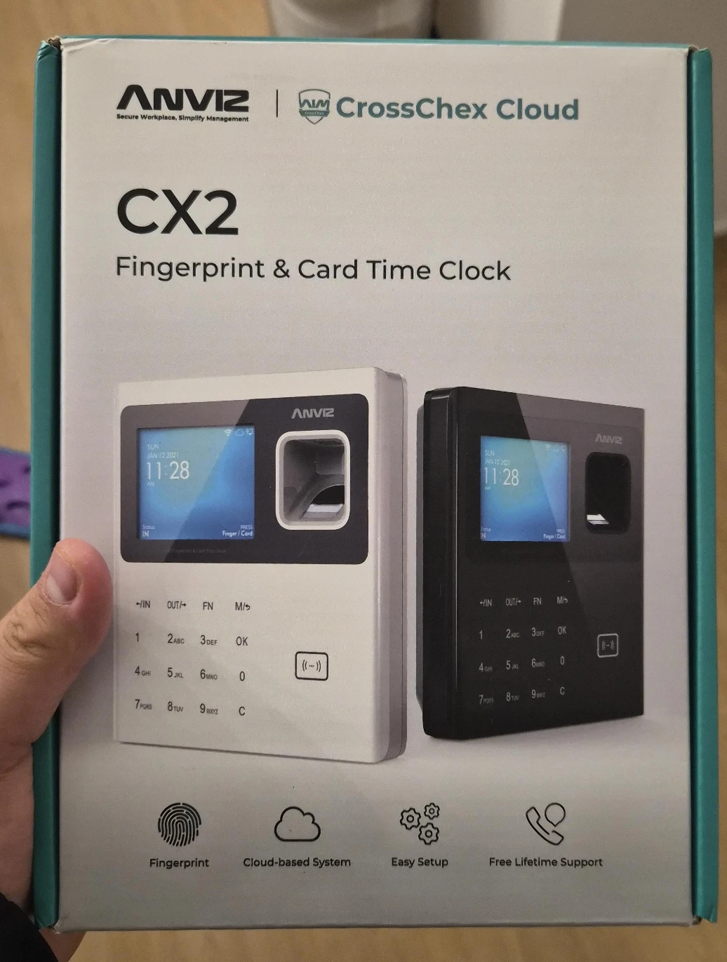 ANVIZ CX2 Fingerprint & Card Time Clock