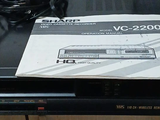 Sharp VC-2200 VHS Video Cassette Recorder thumbnail