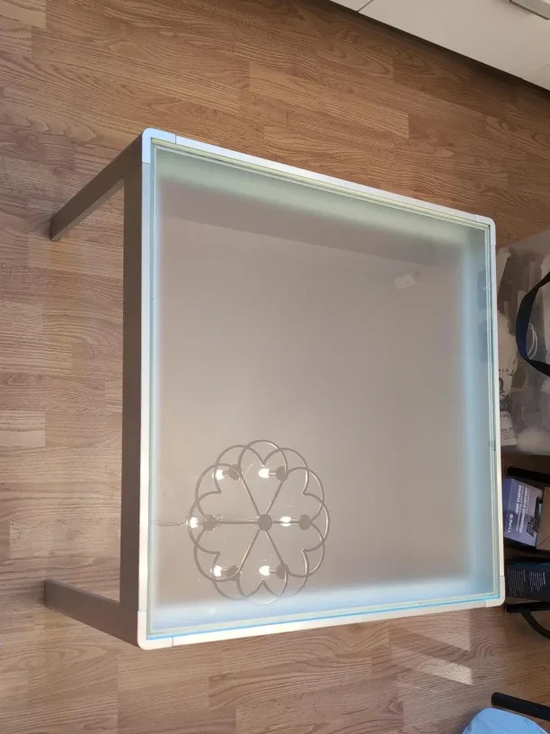 Square Glass Coffee Table
