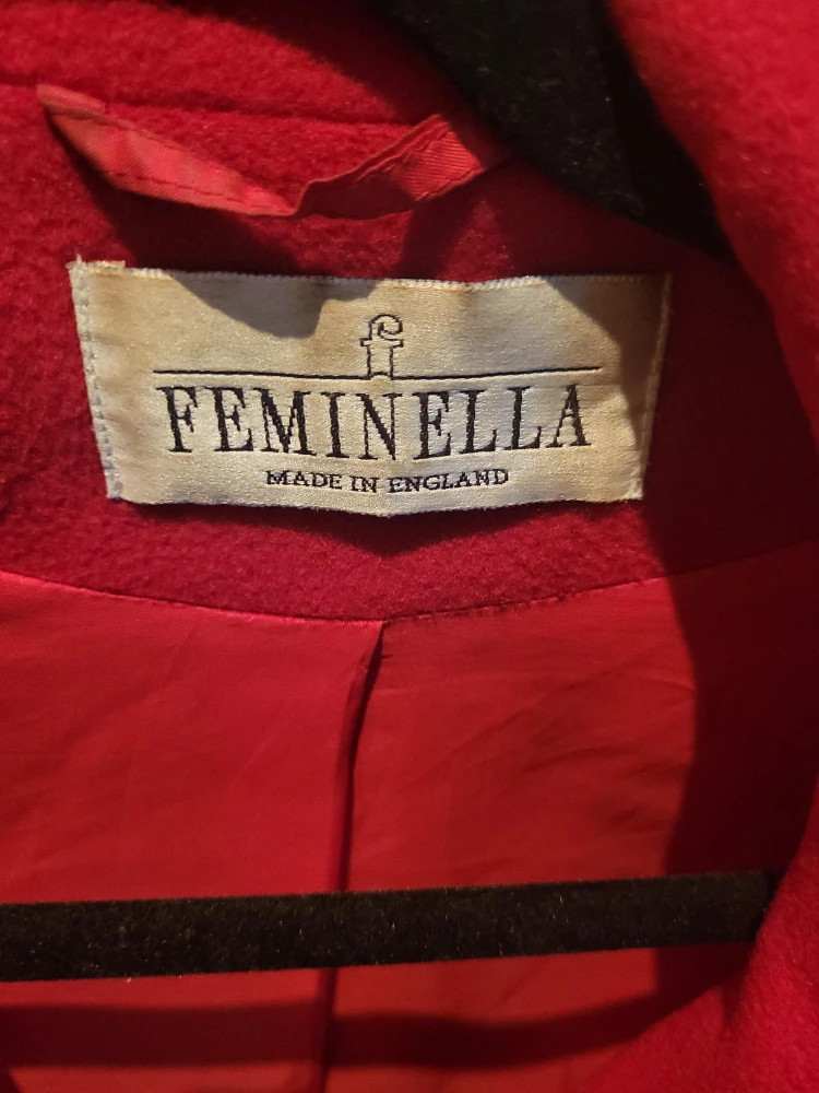 Feminella Red Coat - Made in England