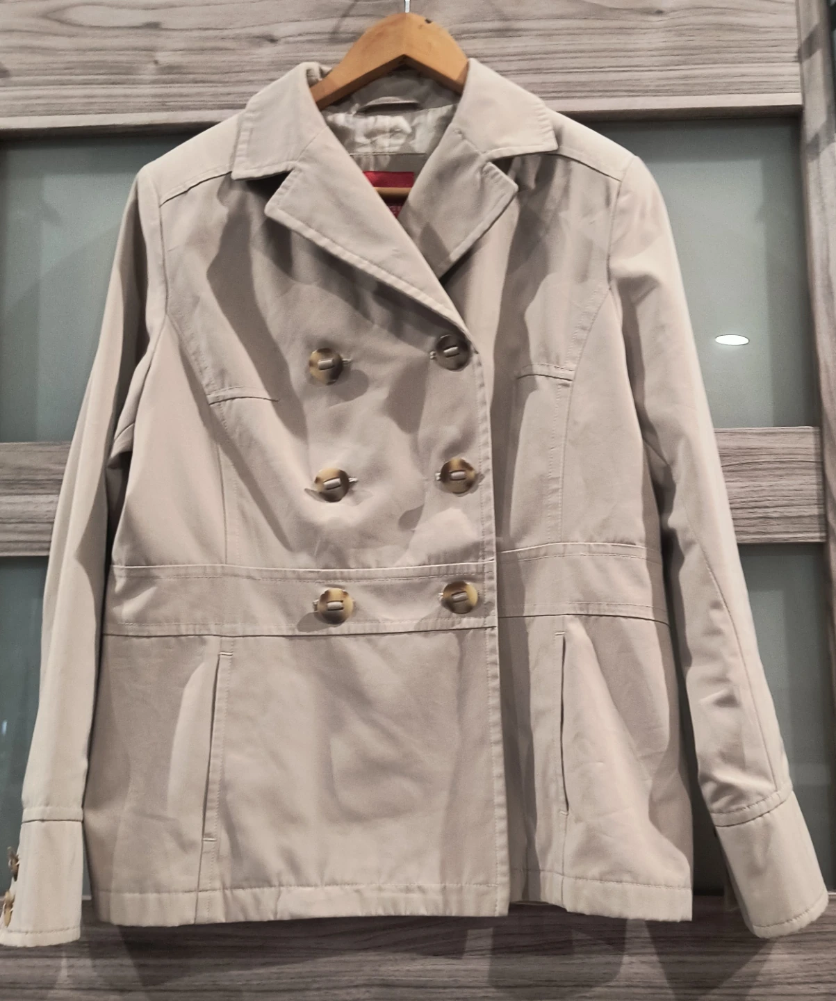 Esprit Outerwear Beige Jacket Size L