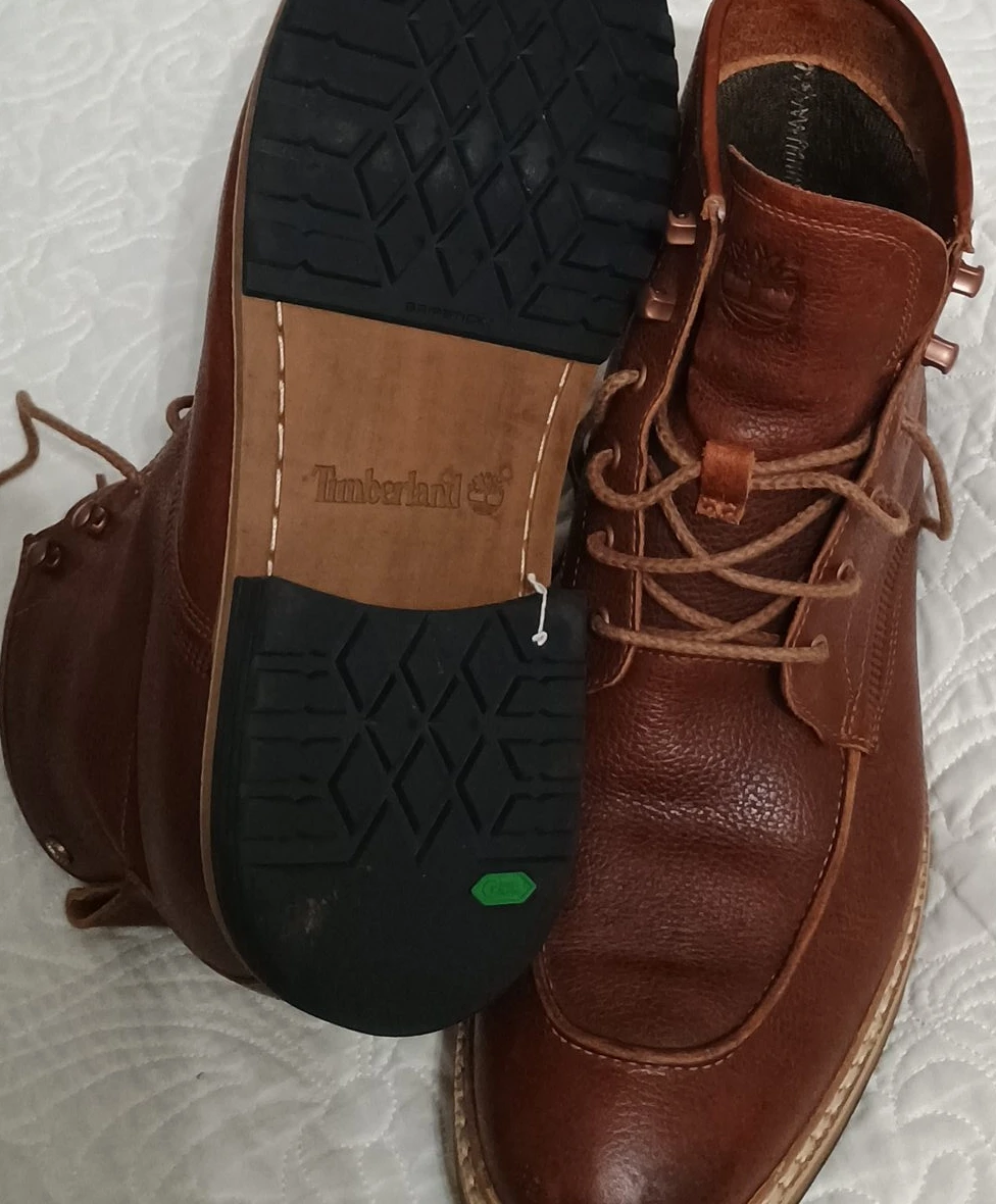 Timberland Brown Leather Boots - Size 9