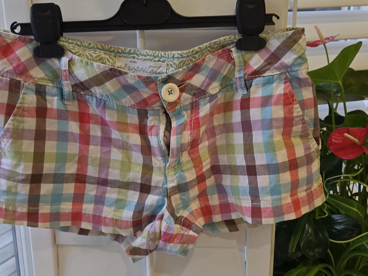 Aeropostale Plaid Shorts