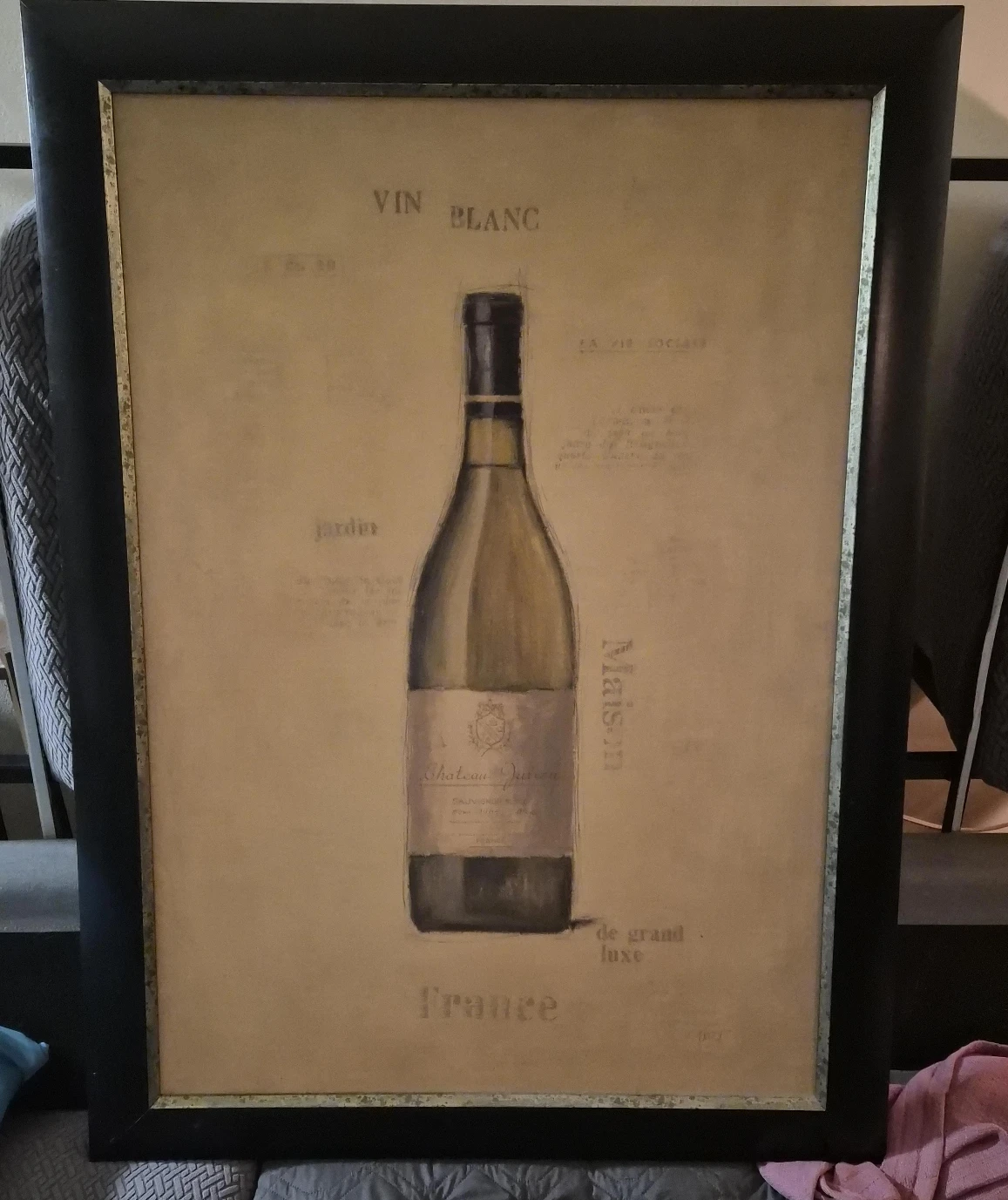 Vin Blanc Framed Wall Art thumbnail