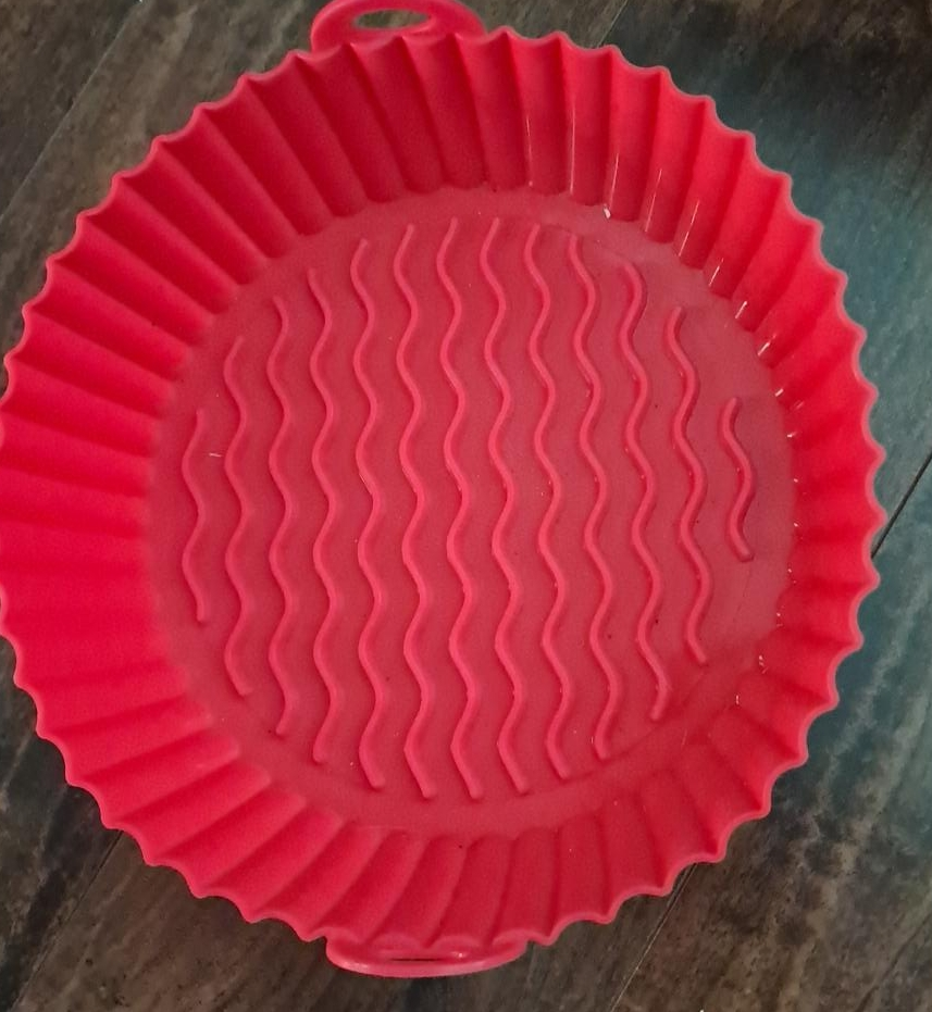 Red Silicone Air Fryer Liner
