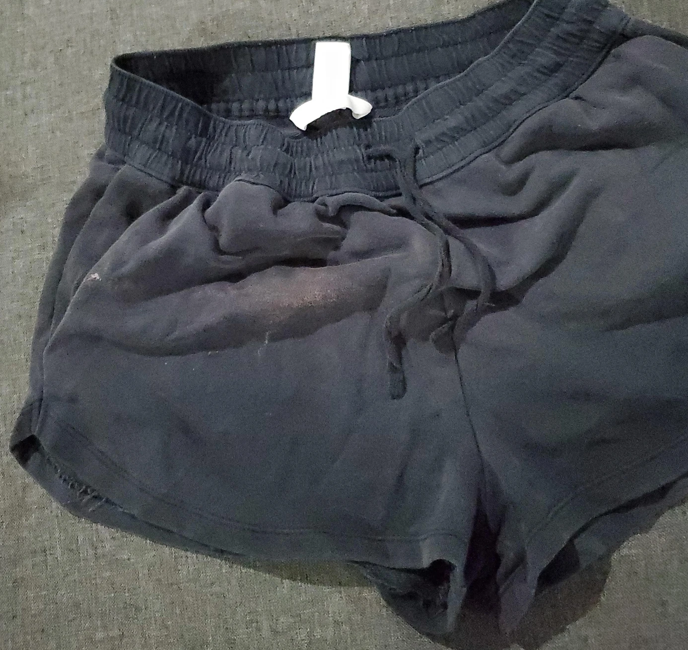 Worn Black Shorts