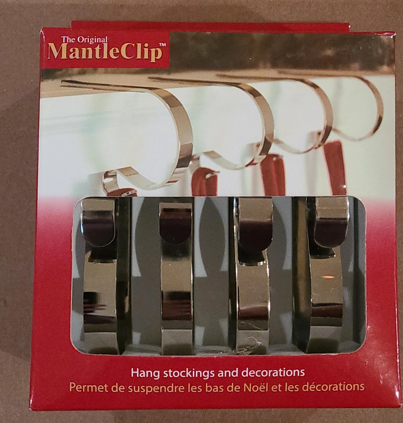 The Original MantleClip Stocking Hangers - Set of 4 thumbnail